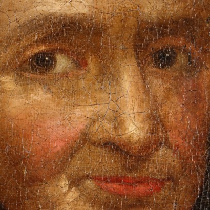 arte, arte italiano, pintura antigua italiana, pintura con retrato de Marguerite Paree