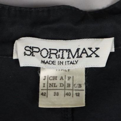 Vestido largo negro de Max Mara