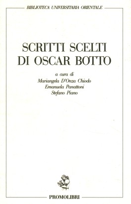 Scritti scelti di Oscar Botto