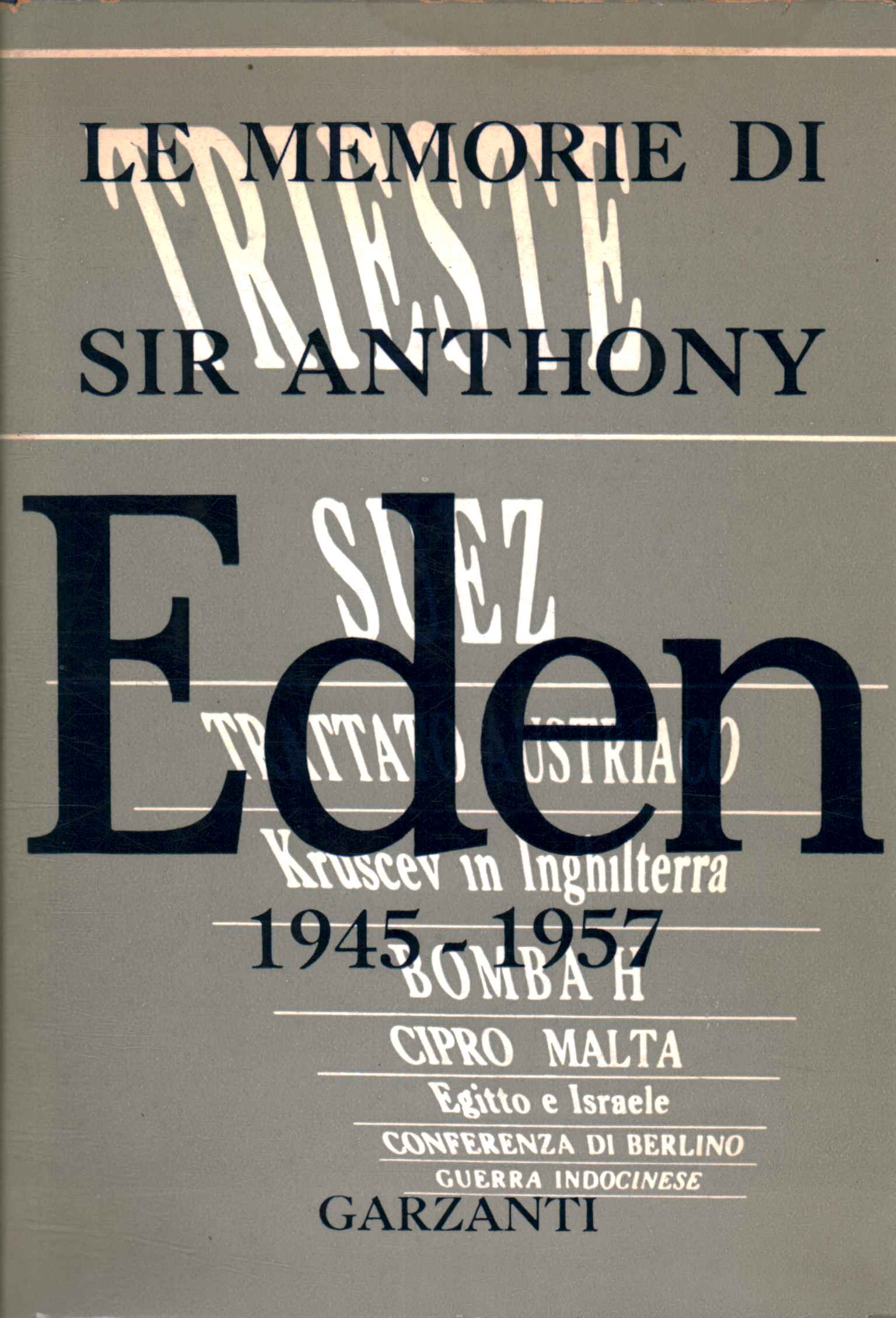 Las Memorias de Sir Anthony 1945-1957, Las Memorias de Sir Anthony Eden 1945