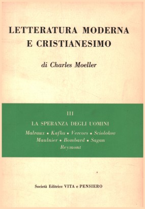 Letteratura moderna e cristianesimo volume III