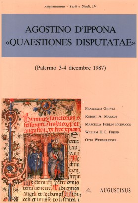 Agostino d'Ippona quaestiones disputatae