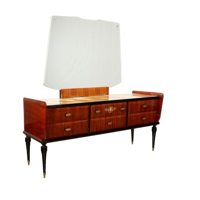 Vintage Chest of Drawers from the 50s-60s Exotic Wood Modernism