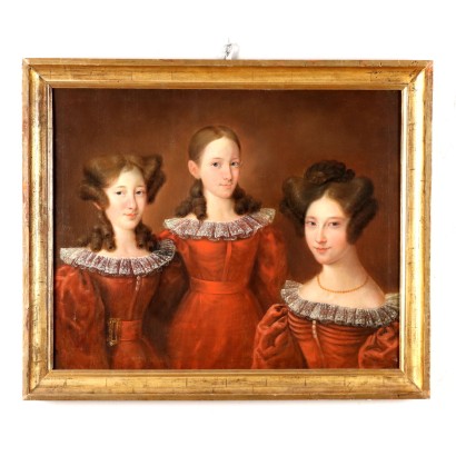 Cuadro Retrato de las Tres Hermanas