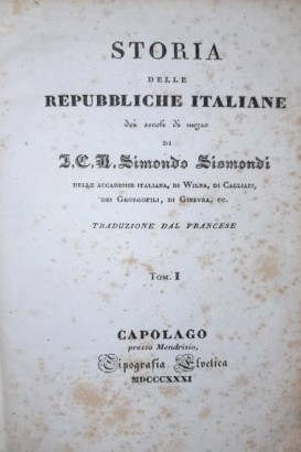 Geschichte der italienischen Republiken