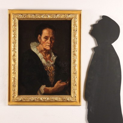 Painted Female Portrait