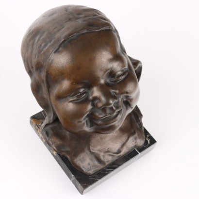 Bronze Child's Head