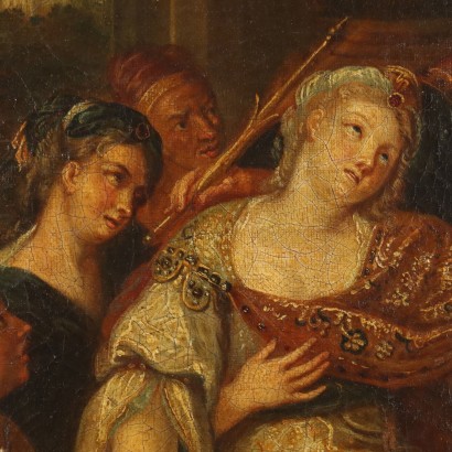 Pintando a Ester en presencia de Asuero