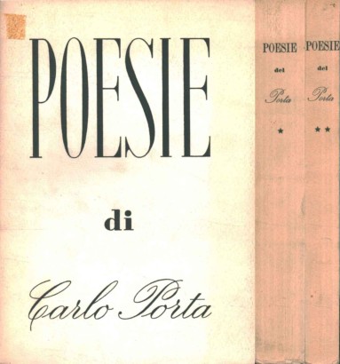 Poesie di Carlo Porta (2 Volumi)