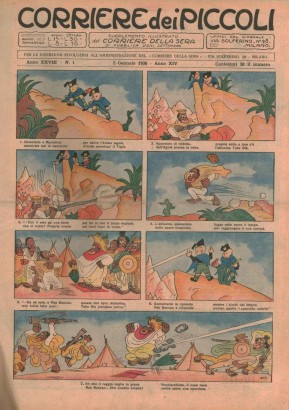 Corriere dei piccoli 1936 (52 numeri - annata completa)