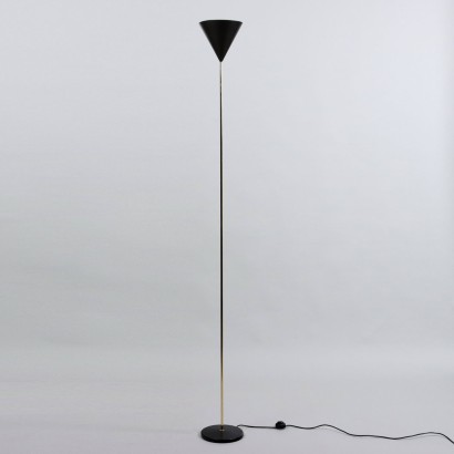 Vintage Lampe Dominioni für Azucena der 70 Jahre Aluminium