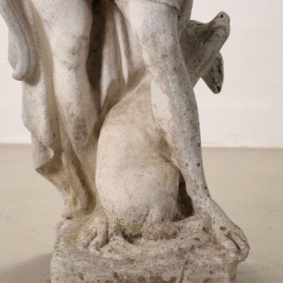 Estatua de jardín que representa a Apolo