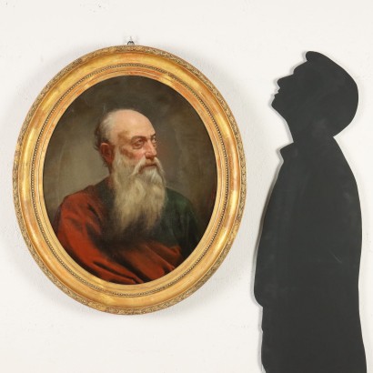 Dipinto Ritratto di Antico Filosofo 1875