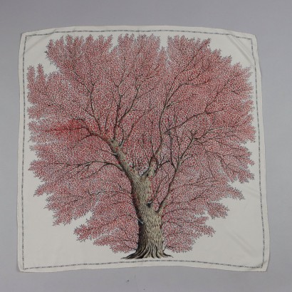 Capucci Vintage Schal mit Baum