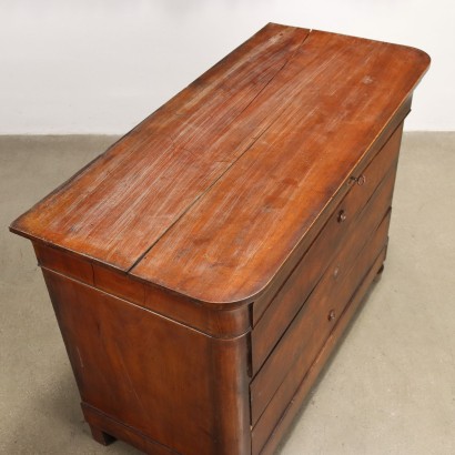 DRESSER, Carlo X chest of drawers in mahogany veneer