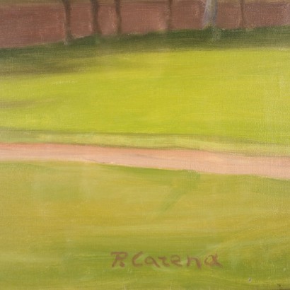 Painting by Primo Carena,San Pietro in Verzolo,Primo Carena,Primo Carena,Primo Carena,Primo Carena
