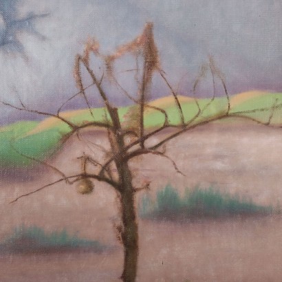 Gemälde von Primo Carena, Bäume im Nebel, Primo Carena, Primo Carena, Primo Carena, Primo Carena, Primo Carena