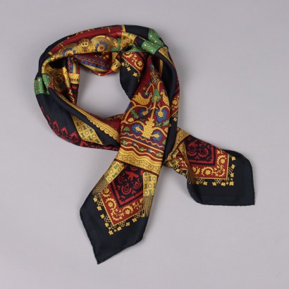 Vintage Hermès Schal aus Seide J. Abadie Frankreich der 80er Jahre