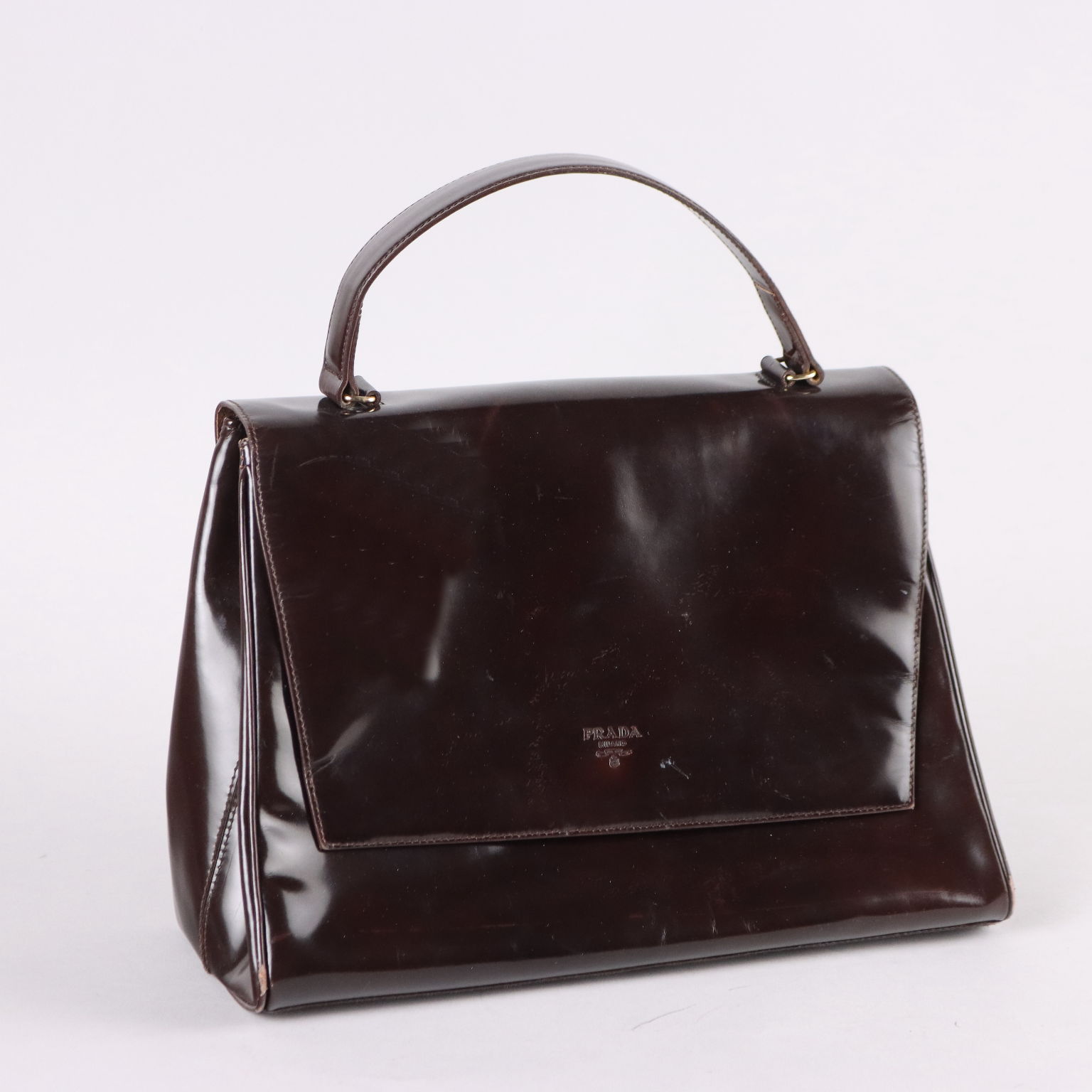 Prada Vintage Leather Hobo Bag – darina's garms
