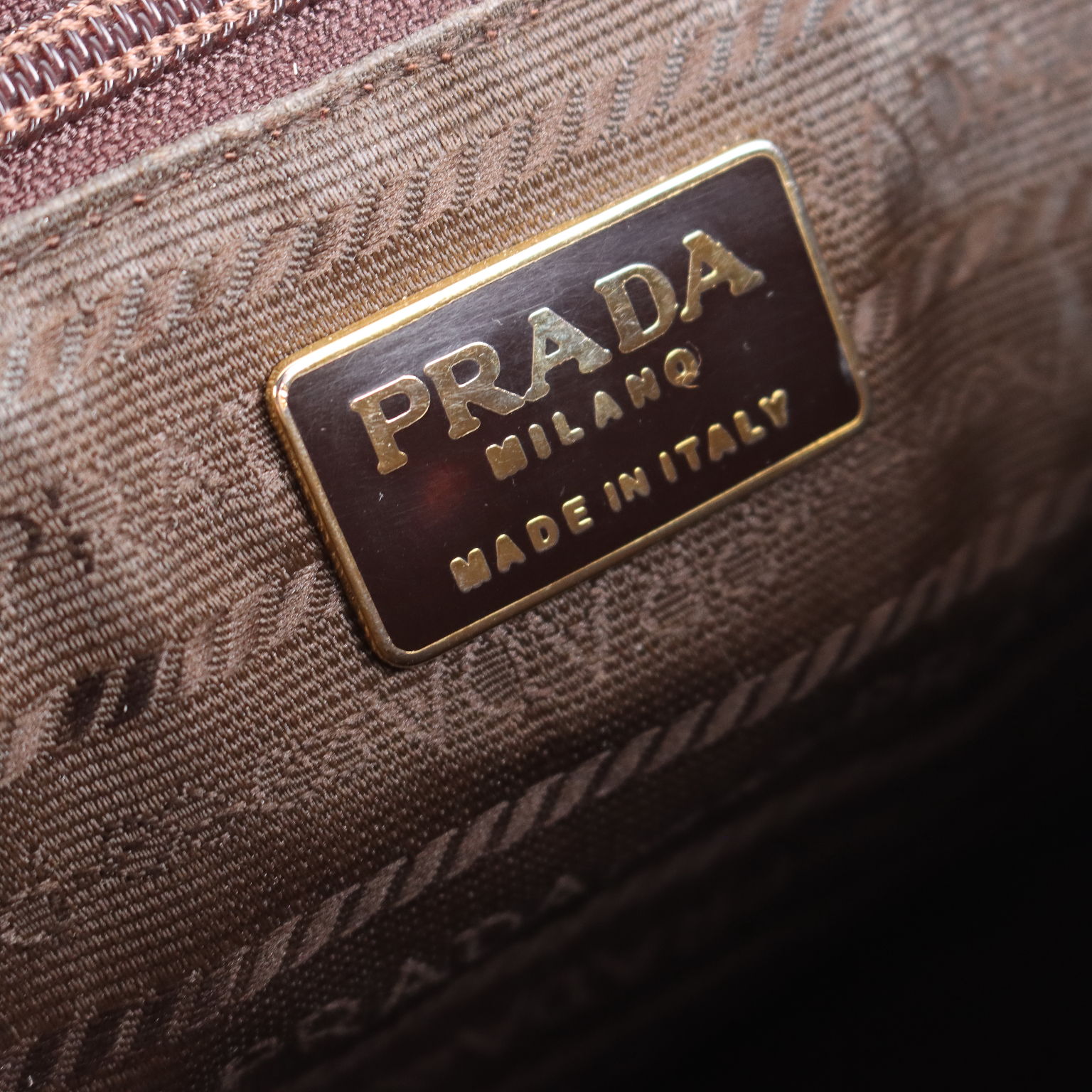 90s brown jacquard Prada bag Made in Italy | retroiscooler | Vintage Prada  – Retroiscooler