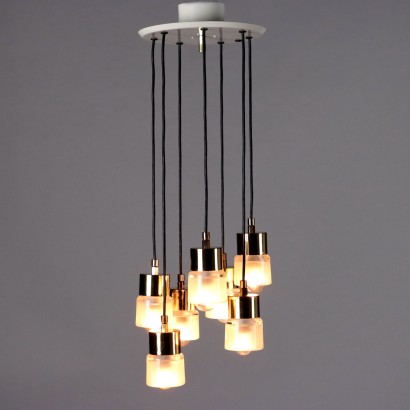 Lampe Vintage O-Luce 4458 Design Giuseppe Ostuni Années 1950