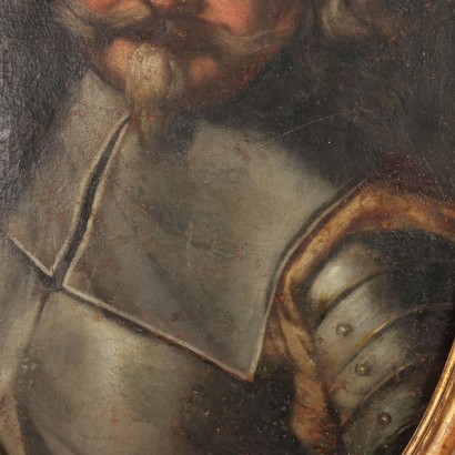 Pintura Retrato de un caballero con armadura, Pintura Retrato de un caballero con armadura, Pintura Retrato de un soldado con armadura