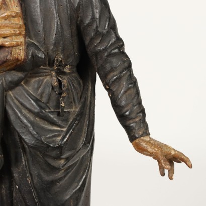 Estatua de madera de San Felipe Neri