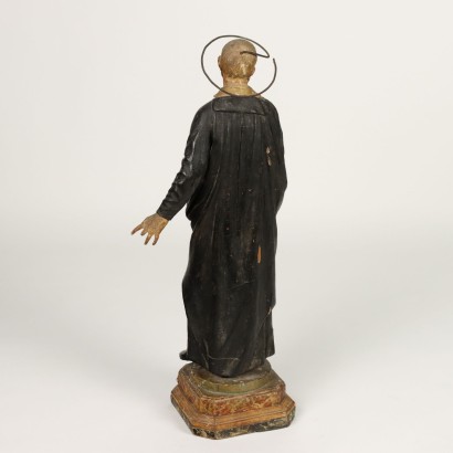 Estatua de madera de San Felipe Neri