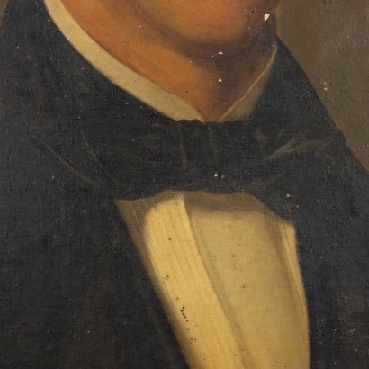 Portrait masculin peint