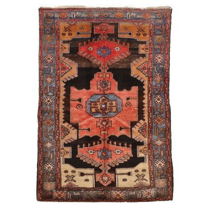 Antiker Malayer Teppich Baumwolle Großer Knoten Iran 200 x 137 cm