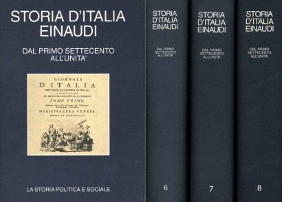 Storia d'Italia. Dal primo Settecento all'Unità (3 Volumi)