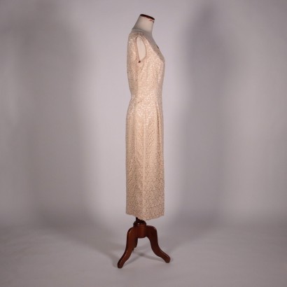 Vintage-Kleid, Seide, Italien, 1960er-1970er.