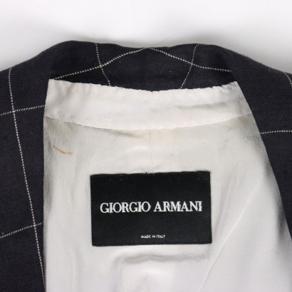 Veste Vintage G. Armani Lin Taille M Italie Années 1980-1990