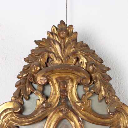 Pair of Venetian Baroque Style Mirrors Glass Italy XX Century