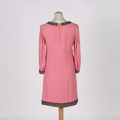 Vintage Kleid Kunsttoff Gr. M Italien